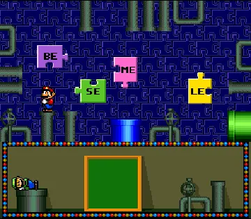 Mario's Early Years - Fun with Letters (USA) screen shot game playing